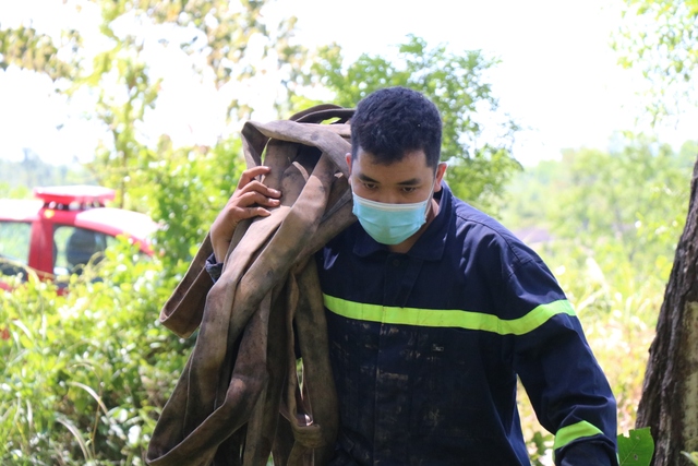 Thừa Thiên Huế: Lại thêm vụ cháy rừng thông ở thị xã Hương Thủy - Ảnh 9.
