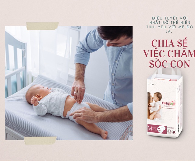 Bí quyết chiều vợ của ông bố bỉm sữa : “Chọn” để chia sẻ việc chăm con - Ảnh 2.