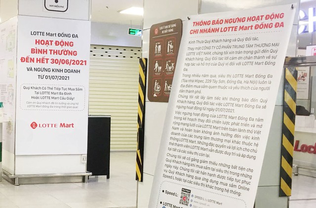 Cảnh tan tác ở Lotte Mart Đống Đa sau quyết định đóng cửa - Ảnh 1. Cảnh tan tác ở Lotte Mart Đống Đa sau quyết định đóng cửa - Ảnh 1.