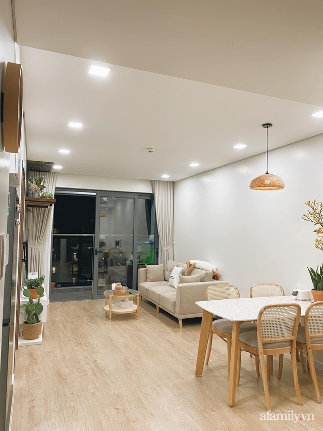 Căn hộ 72m² có thiết kế tối giản với điểm nhấn hút mắt của đôi vợ chồng mới cưới ở Vũ Trọng Phụng, Hà Nội - Ảnh 3.