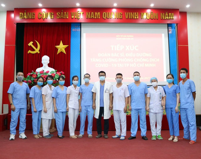 Hình ảnh đoàn y tế Hải Phòng trước lúc lên đường chi viện cho TP Hồ Chí Minh - Ảnh 6.