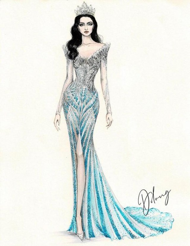 Nhà thiết kế nào sẽ hỗ trợ trang phục dạ hội cho Đỗ Thị Hà tại Chung kết Miss World 2021? - Ảnh 7.