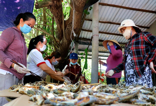 Ảnh: Người dân miền biển Thừa Thiên Huế xuyên trưa chế biến hàng tấn cá gửi vào TP. HCM  - Ảnh 16.