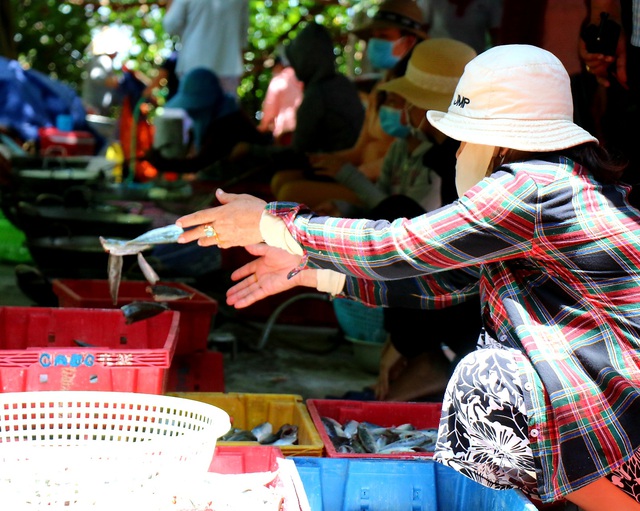 Ảnh: Người dân miền biển Thừa Thiên Huế xuyên trưa chế biến hàng tấn cá gửi vào TP. HCM  - Ảnh 2.