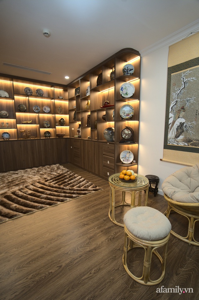 Căn hộ 107m² đẹp sang trọng với nội thất gỗ, chi phí hoàn thiện 150 triệu đồng ở Hà Nội - Ảnh 14.