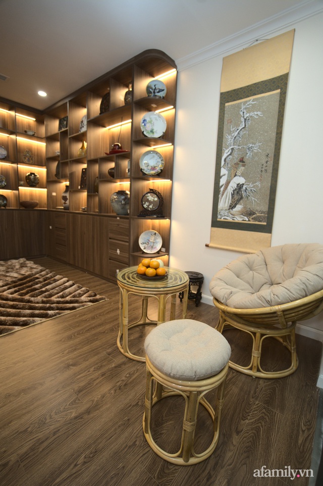 Căn hộ 107m² đẹp sang trọng với nội thất gỗ, chi phí hoàn thiện 150 triệu đồng ở Hà Nội - Ảnh 15.