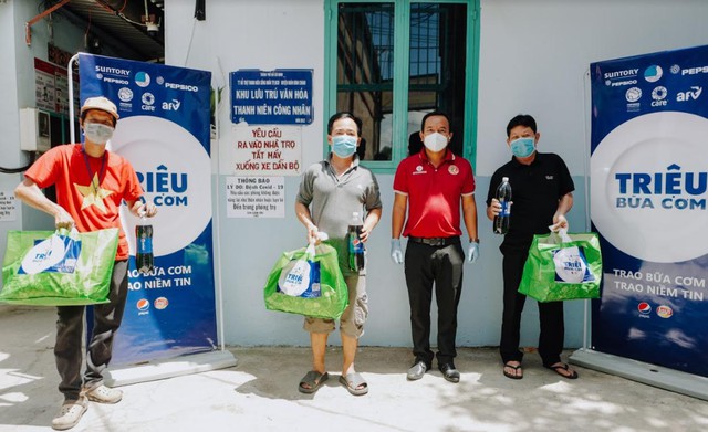 Suntory PepsiCo Việt Nam chính thức tái khởi động chiến dịch Triệu bữa cơm, lan toả sức mạnh cộng đồng vượt qua đại dịch - Ảnh 2.