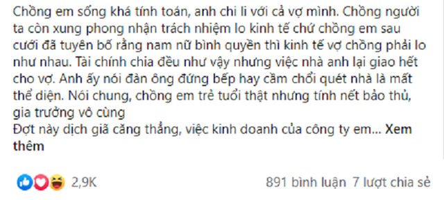 Vợ vừa mất việc chồng đã tuyên bố không cáng đáng được, nhưng 3 ngày sau chứng kiến điều bất ngờ xảy ra mà anh rối não - Ảnh 1.