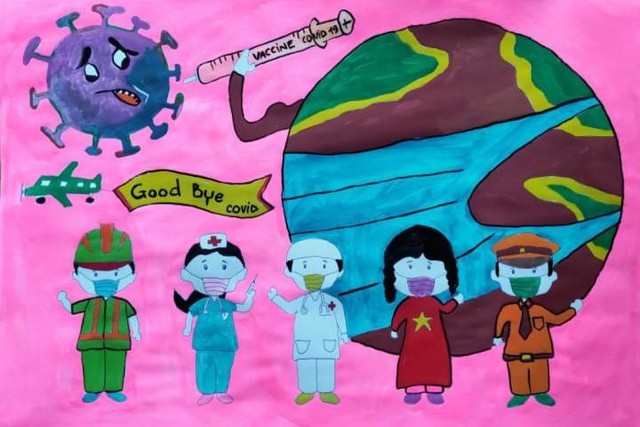 Chung tay đóng góp cho quỹ Vắc-xin, cùng bé vẽ tranh tham gia “Ngày hội sắc màu 2021” - Ảnh 6.