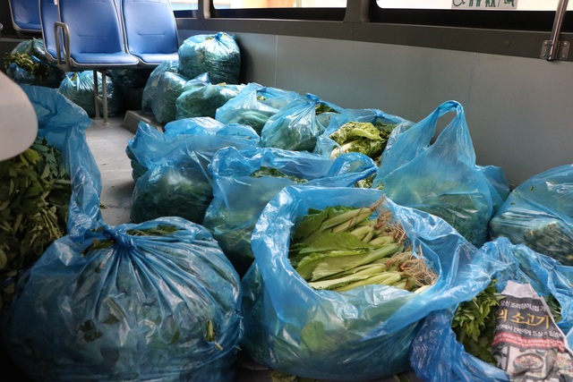 Người dân Sài Gòn mua rau củ trên... xe buýt - Ảnh 4.