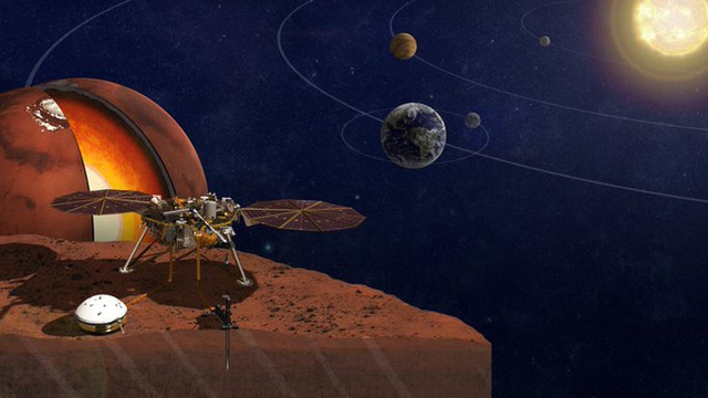 NASA tiết lộ sao Hỏa đang nóng chảy - Ảnh 1.
