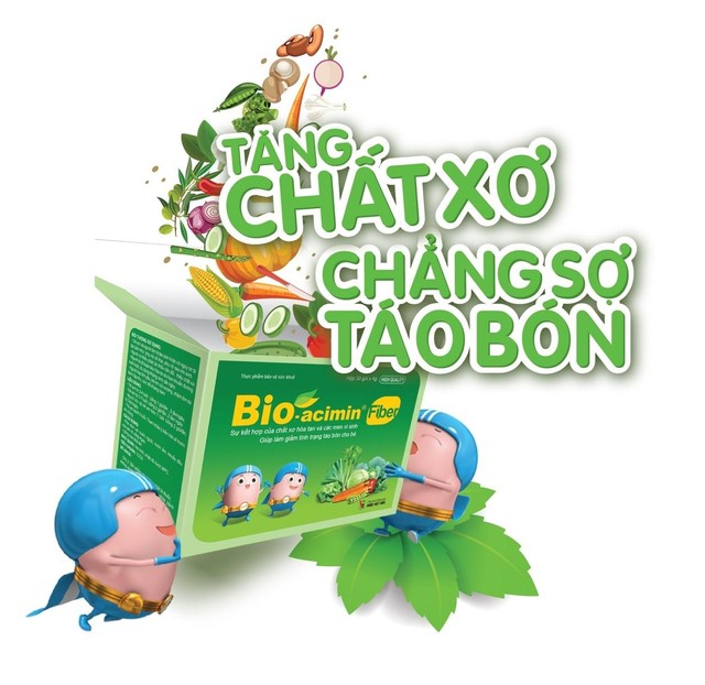 Giải quyết nhanh chứng táo bón ở trẻ với Bio-acimin fiber tăng chất xơ - Ảnh 2.