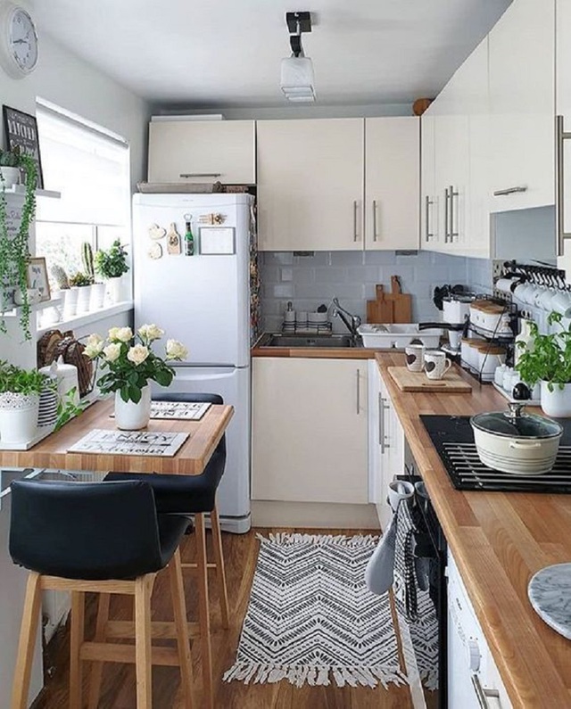 11 thiết kế bếp nhỏ đầy ấn tượng và thông minh dành cho các căn chung cư có diện tích hẹp - Ảnh 1.