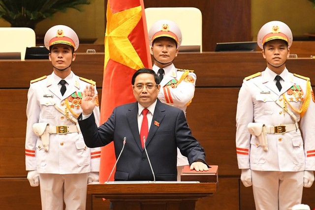 Thủ tướng Chính phủ Phạm Minh Chính nguyện cống hiến hết mình phụng sự Tổ quốc, phục vụ nhân dân - Ảnh 2.