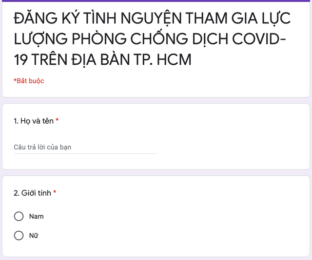 Hơn 2 ngàn tình nguyện viên đăng ký tham gia chống dịch tại TP.HCM - Ảnh 2.