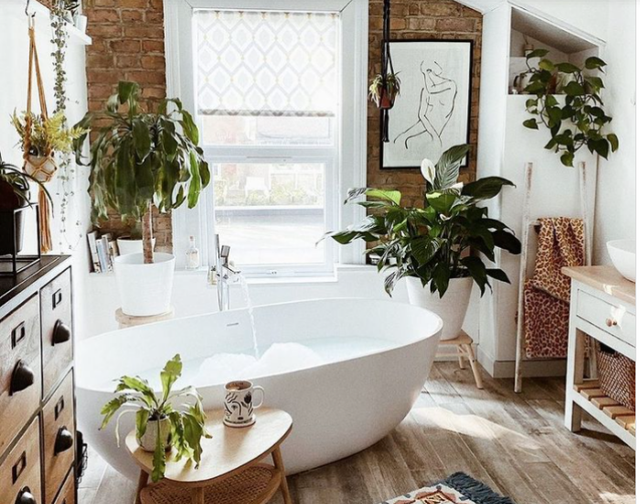 9 ý tưởng độc đáo tạo vườn treo xanh tươi, đẹp mắt trong phòng tắm nhỏ cho những ngày ở nhà giãn cách - Ảnh 4.