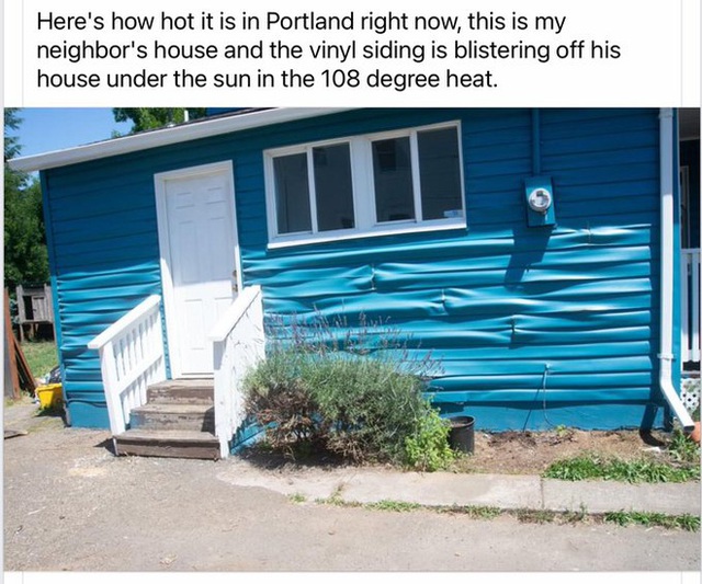  Đường sá nứt toác, nhà cửa biến dạng dưới nắng nóng kỷ lục ở Bắc Mỹ  - Ảnh 3.