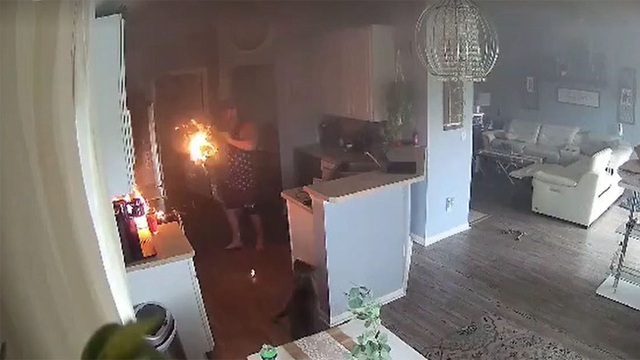 Bé gái phát hiện lửa bốc lên trong bếp liền có hành động cứu mạng cả nhà, câu nói trong cơn hoảng loạn của đứa trẻ gây chú ý - Ảnh 2.