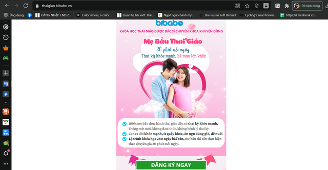 Thai giáo Bibabo quảng cáo có nhiều dấu hiệu vi phạm, Vụ Sức khỏe Bà mẹ – Trẻ em đưa ra khuyến cáo cho người tiêu dùng - Ảnh 1. Thai giáo Bibabo quảng cáo có nhiều dấu hiệu vi phạm, Vụ Sức khỏe Bà mẹ – Trẻ em đưa ra khuyến cáo cho người tiêu dùng - Ảnh 1.