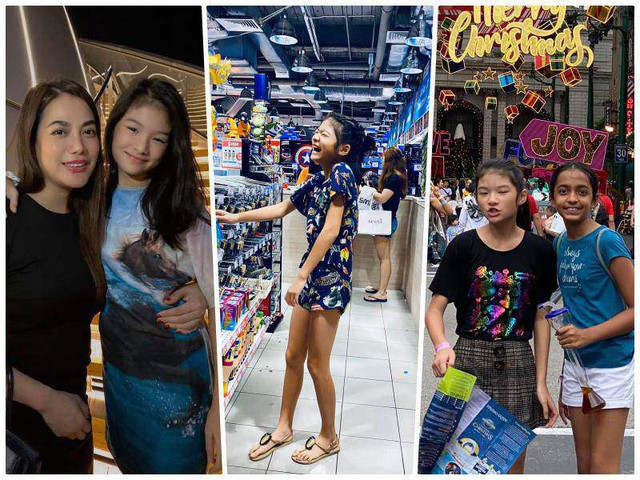 Con gái Trương Ngọc Ánh sang Mỹ liền quẹo lựa store đồ hiệu, mặc bộ nào đẹp bộ đó  - Ảnh 12.