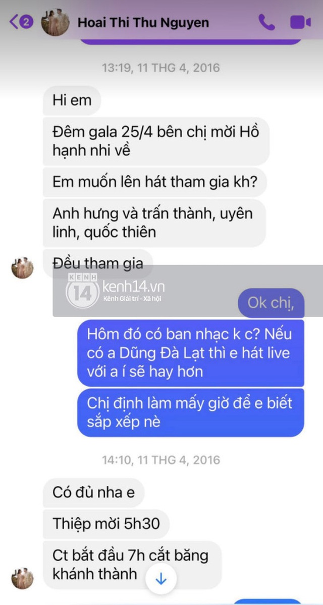 Vy Oanh tung bằng chứng tố Thu Hoài nói dối trắng trợn, làm cho ra nhẽ nghi vấn yêu sách trở mặt đòi cát-xê - Ảnh 5.