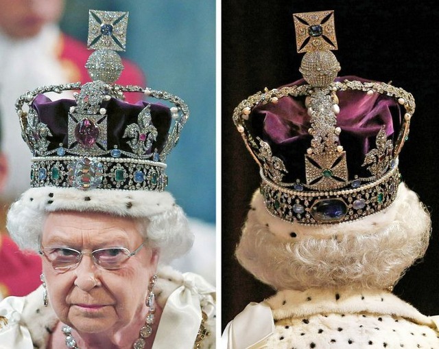 Interesting facts about the Queen of England's crown - Photo 4.