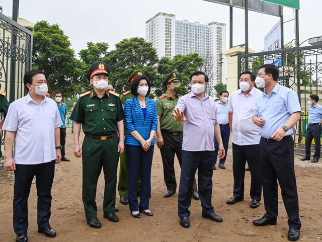 Hà Nội: 7.500 giường bệnh phục vụ COVID-19 ở quận Hoàng Mai sắp được kích hoạt hết công suất - Ảnh 4.