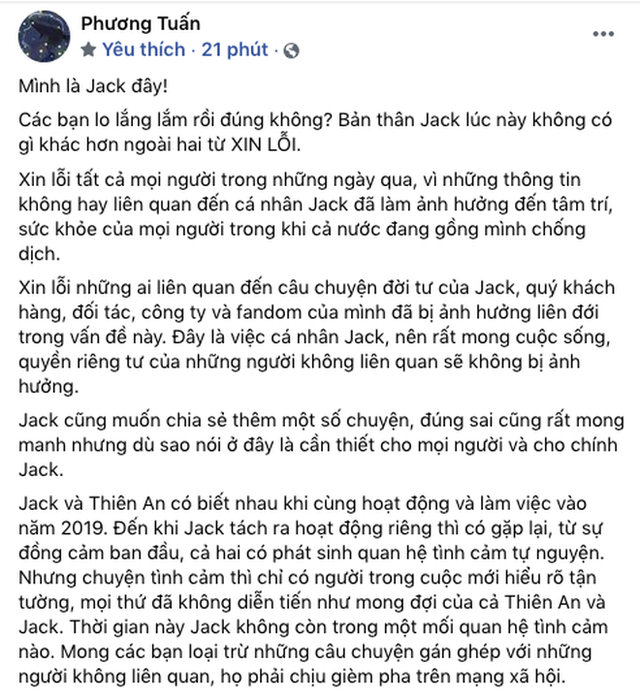 Khen Jack sống có trách nhiệm sau tâm thư xin lỗi, BTV Quang Minh bị dân mạng chỉ trích dữ dội đến nỗi phải lập tức sửa sai - Ảnh 2.