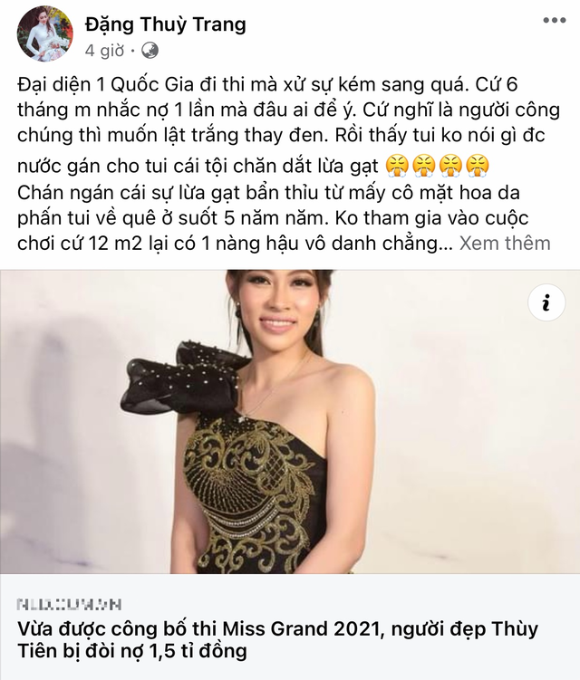 Vừa nhận vé đi Miss Grand International, Thùy Tiên bị khơi tin đồn “xù” 1,5 tỷ đồng - Ảnh 3.