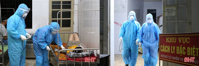 Các cơ sở y tế ở Hà Tĩnh dồn sức trên trận tuyến điều trị bệnh nhân COVID-19 - Ảnh 6.