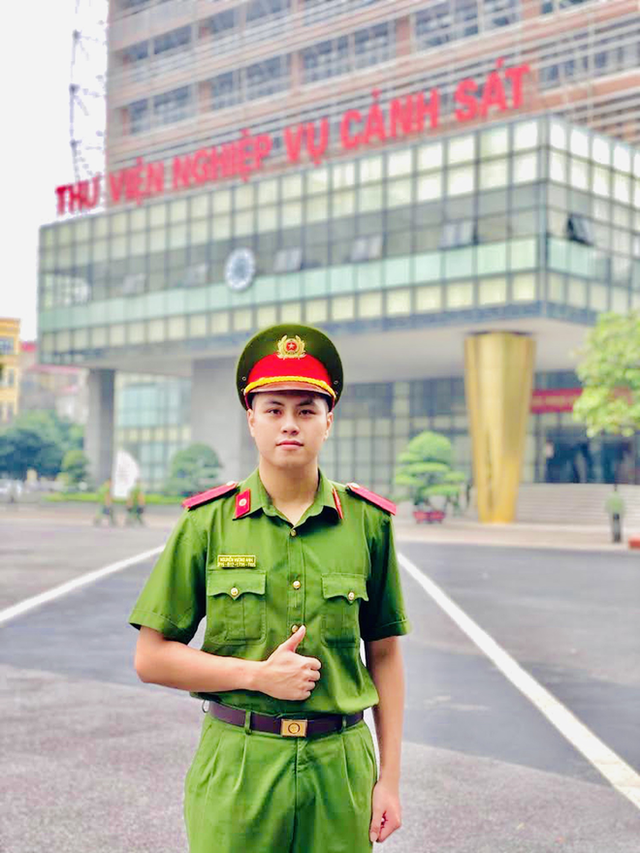  Nam sinh Học viện Cảnh sát Nguyễn Vương Anh: Sẵn sàng cống hiến cho Tổ quốc  - Ảnh 1.