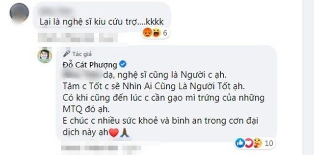 Bị anti-fan nói khoe khoang khi làm từ thiện, Cát Phượng lên tiếng: Có khi chén cơm bạn ăn là của mình - Ảnh 6.