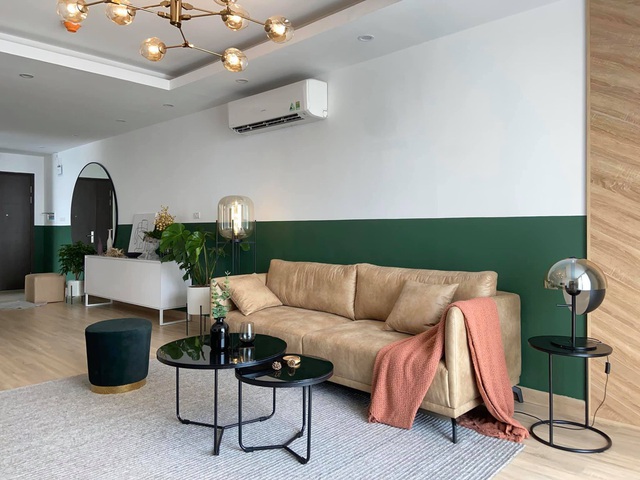 Ngắm căn hộ của gia chủ khó tính ở Hà Nội: Nội thất đẹp, lạ với tông màu xanh đậm - Ảnh 3.