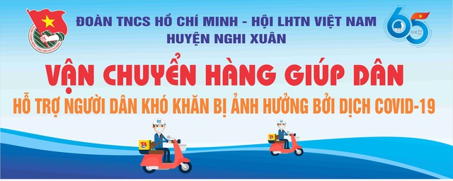 Hà Tĩnh: Đội shipper áo xanh 0 đồng tiếp viện người dân vùng dịch - Ảnh 1.