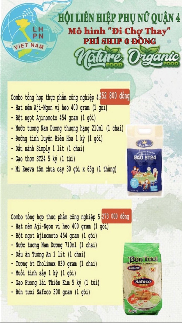 Chung cư ở TP.HCM ngày đầu giúp cư dân đi chợ hộ - Ảnh 4.