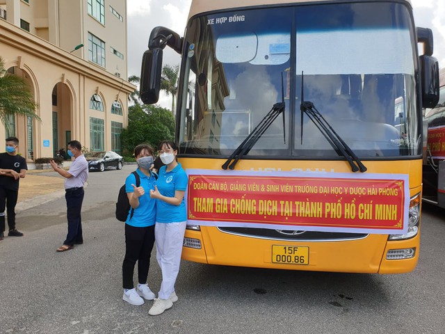 Hải Phòng- Thêm 208 nhân viên, sinh viên ngành y xung phong vào tâm dịch TP Hồ Chí Minh - Ảnh 1.