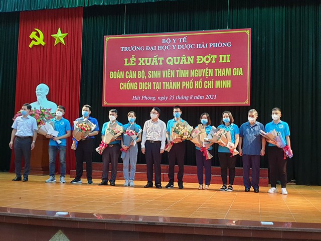 Hải Phòng- Thêm 208 nhân viên, sinh viên ngành y xung phong vào tâm dịch TP Hồ Chí Minh - Ảnh 5.