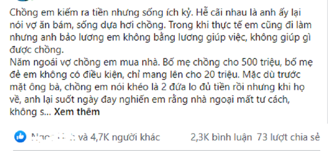 Bố mẹ vợ lên chơi, chồng tuyên bố nhà không phải cái chợ, nhưng anh ta liền tắt điện với pha xử lý cứng rắn của cô vợ - Ảnh 1.