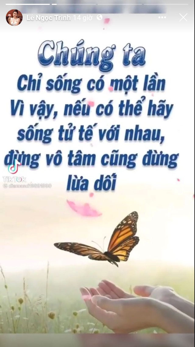 Lê Ngọc Trinh gây lo lắng khi đăng ảnh bồn nước đầy máu sau cú sốc bị bạn trai cầu thủ cắm sừng - Ảnh 2.