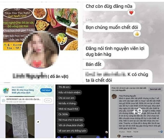  Nữ shipper áo xanh tranh thủ bán hàng online khi đi tình nguyện  - Ảnh 2.