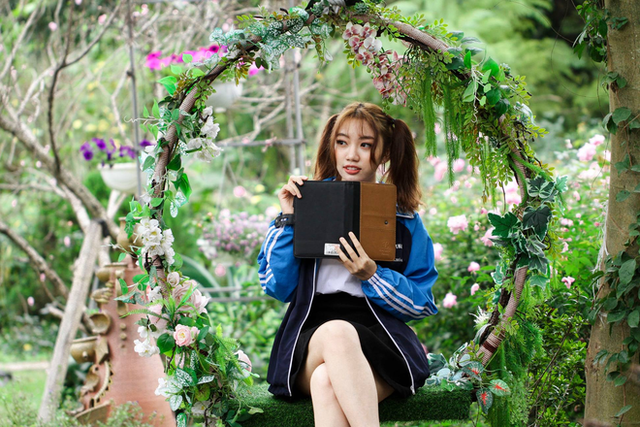 Nữ sinh ĐH Thương mại xinh đẹp mang hai dòng máu Việt - Lào - Ảnh 4. Nữ sinh ĐH Thương mại xinh đẹp mang hai dòng máu Việt - Lào - Ảnh 4.