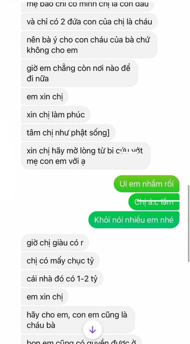 Bồ mặt dày nhắn tin xin vợ cũ của tình nhân căn nhà 2 tỷ - Ảnh 2. Bồ mặt dày nhắn tin xin vợ cũ của tình nhân căn nhà 2 tỷ - Ảnh 2.