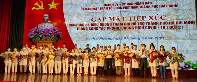 Thêm 120 bác sĩ, điều dưỡng Hải Phòng vào TP Hồ Chí Minh tiếp sức cho đồng nghiệp - Ảnh 3.