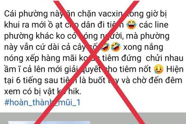  Hà Nội: Cô gái trẻ tung tin phường ăn chặn vắc xin COVID-19  - Ảnh 3.