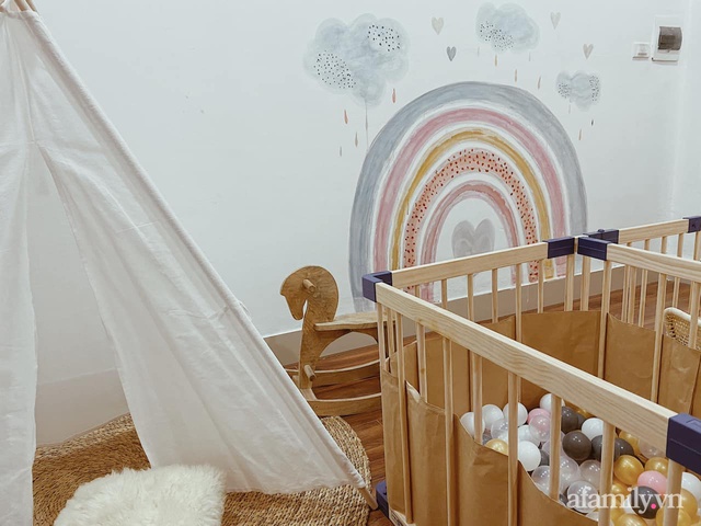 Không gian mẹ trang trí tặng bé ấn tượng với sắc màu Vintage ở Hà Nội - Ảnh 9.