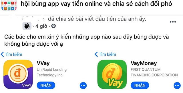 Rủ nhau vay tiền qua app rồi… xù - Ảnh 1.