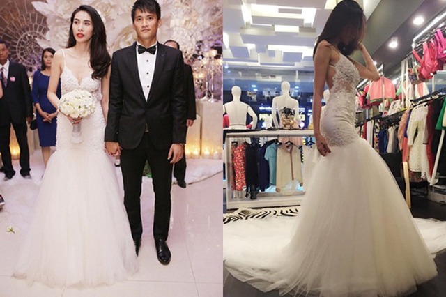 8 váy cưới đắt nhất lịch sử Vbiz - Ảnh 5.
