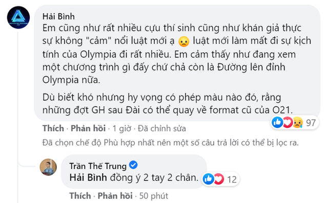  Khán giả không hài lòng về luật chơi mùa mới Đường lên đỉnh Olympia  - Ảnh 6.