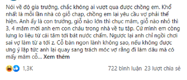 Chồng giao làm 4 mâm cỗ còn dặn không xong đừng trách, hôm sau nhìn sự việc khác thường diễn ra trong bếp mà anh ta vã mồ hôi - Ảnh 1.