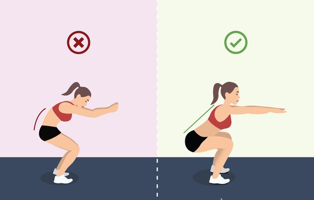 Tập squat đúng cách giúp vòng ba căng tròn - Ảnh 1.